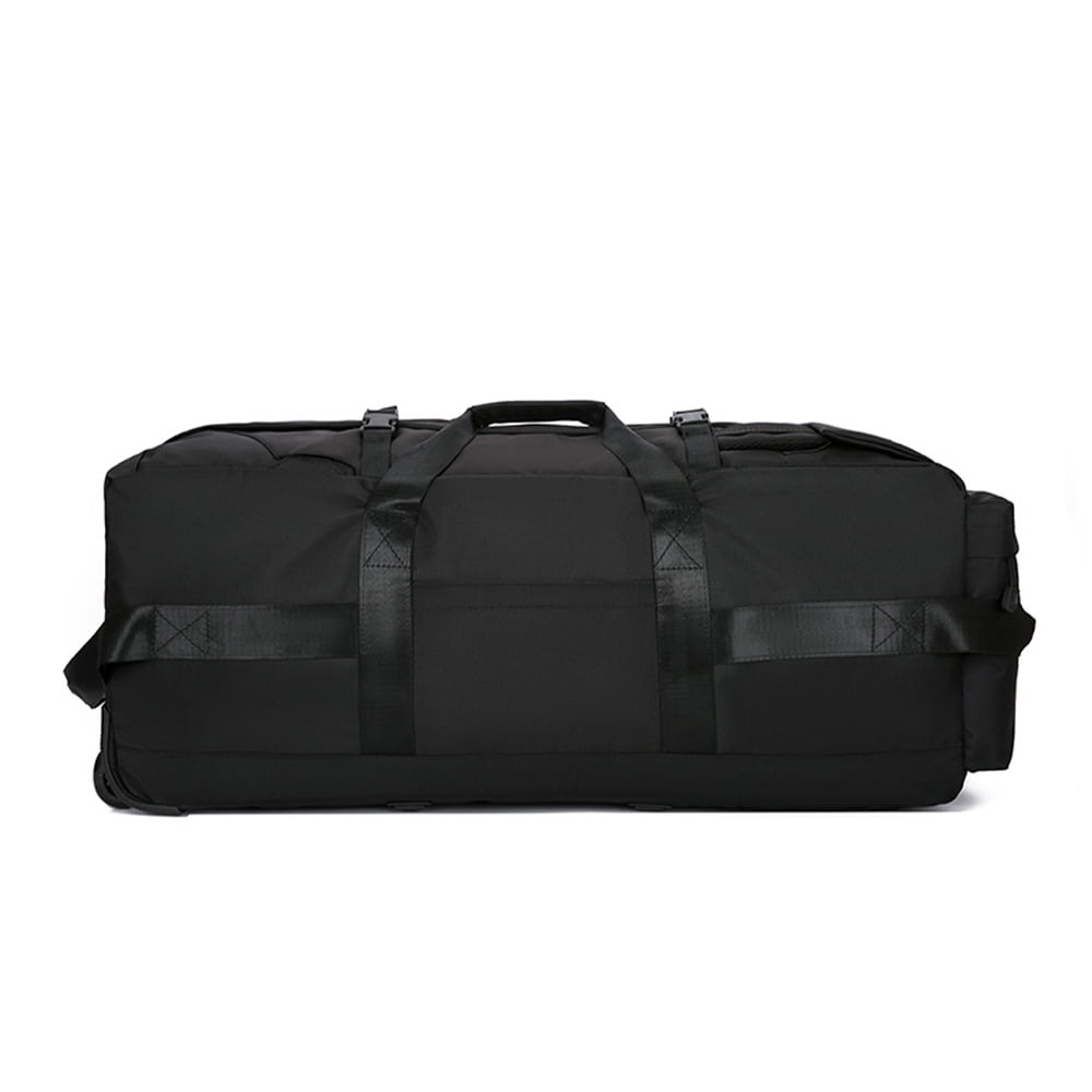 Large Duffle Bag For Travel With Wheels Handbag Trolley Bag Or Backpack 3-in-1 Convertible Water-Resistant Big Duffle Bags Foldable Carry On Bag