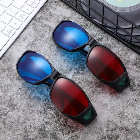 BESTOYARD 5Pcs 3D Glasses for Projector Movie Viewing Assorted Color Comfortable Lightweight Design