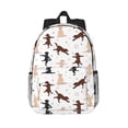 thumbnail image 1 of Disketp Yoga Labrador Retriever Mochila Escolar de 15 Pulgadas, Mochila Ligera para Estudiantes, Viajes y Trabajo, Cómoda y Resistente para el Uso Diario, 1 of 6