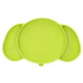 thumbnail image 1 of Baby Suction Plates, Prevent Slipping Safe Kids Divided Plates Bright Colors Easy To   For Babies Green, 1 of 8
