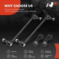 thumbnail image 5 of A-Premium Set of 4, Front & Rear Sway Bar Links Kit Stabilizer Bar Links, Compatible with Chevrolet Malibu 2004-2009 & Pontiac G6 2005-2009 & Saturn Aura 2007-2009, 5 of 8