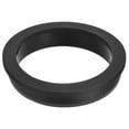 thumbnail image 1 of Unique Bargains Support de Passe-Fil en Caoutchouc Diamètre 3 Pieds (76,3mm) Rond Type T pour Protection de Fil, 1 of 5
