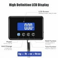 thumbnail image 3 of Shipping Scale, 660lbs Heavy Duty Digital Postal Scale for Packages, 0.35oz High Accurate Postage Scale for Small Business, Luggage, Home Use, Battery & Charging Cable Include, 3 of 7