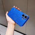 thumbnail image 4 of Compatible with iPhone 16 Plus Case,Cute Aesthetic Bling Glitter Thin Slim Shockproof Soft TPU Sparkly Shiny Girly Cover for Women Girl for iPhone 16 Plus Case 6.7 inch-Dark Blue, 4 of 14