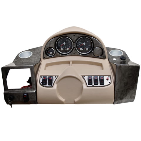 Lund Boat Dash Console Panel 2006242 | 2008 Grand Cayman Mercury Tan