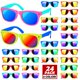 thumbnail image 1 of Gafas de Sol para Niños OLIKER Paquete de 16 con Protección UV400 Edad 3-8, 1 of 7