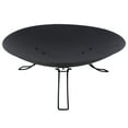 thumbnail image 3 of Sunnydaze Classic Ebony 24" Round Wood-Burning Black Finish  Portable Folding Fire Pit, 3 of 10