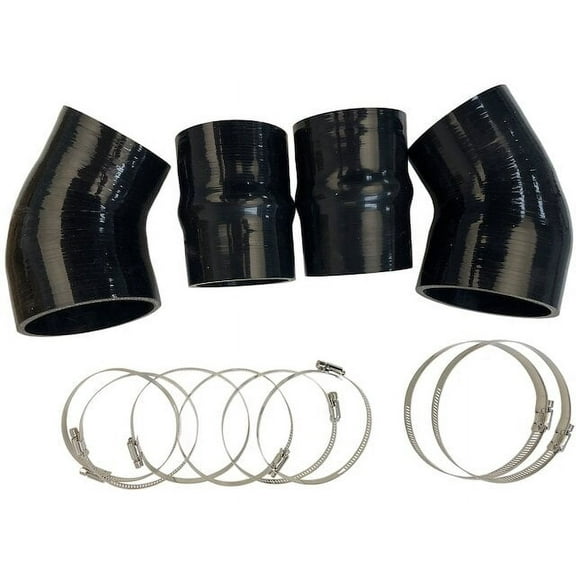 Intercooler Hose Kit - 4 Piece - Compatible with 1994 - 1996, 1998 - 2002 Dodge Ram 2500 5.9L Turbo Diesel (Up To 10/2/1995) 1999 2000 2001