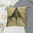 thumbnail image 2 of JRXY Home Marauder's Map Decorative Square Throw Pillow Case Covers Thanksgiving Decor Farmhouse Outdoor Pillow Cover for Home Sofa Couch 12x12in, 2 of 5