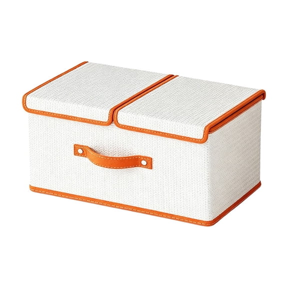 TACILIP Home Storage, 1PC Foldable Fabric Clothes Storage Box With Lid Closets Wardrobe Organizer Bedroom Storage Basket Storage Box, Womens Gifts