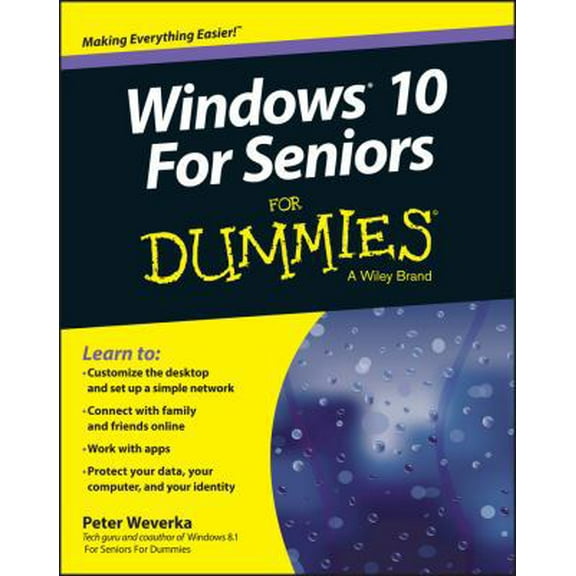 Pre-Owned Windows 10 for Seniors for Dummies (Paperback) 1119038596 9781119038597