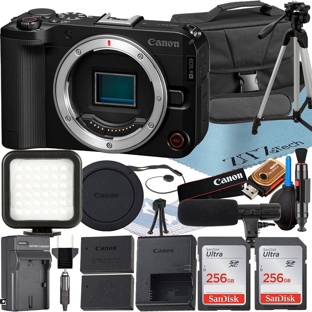 Canon EOS RP Mirrorless Camera (Body Only) with Mount Adapter +