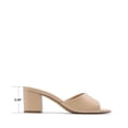 thumbnail image 2 of DREAM PAIRS Women's Low Heels Sandals Mule Heels Block Chunky Heeled Sandals Slide Sandals Slip on Square Toe Casual Dress Comfortable Pumps Shoes, 2 of 8
