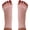 Light Pink, variant on Happy Feet Toe Alignment Separator Socks, Prevent Foot Cramps and hammertoes, Toe Separator Massage Socks