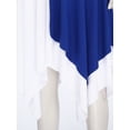thumbnail image 6 of TSSOE Women's Metallic Color Block Contemporary Praise Dance Dress Irregular Hem Worship Praisewear Blue S, 6 of 7