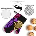 thumbnail image 4 of ZICANCN Oven Mitts and Pot Holders Sets,Day Of The Dead Skull Candy Baking Sets Kitchen Heat Resistant 4 Pieces, 4 of 8