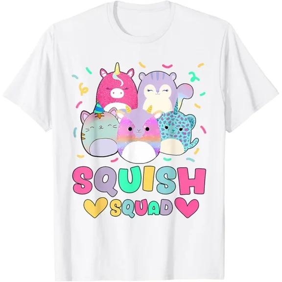 DOPASHIRT Squish Squad Birthday Shirt For Girls T-Shirt Unisex S-5XL Hot Trending Shirt, Vintage Birthday Gift