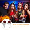 thumbnail image 4 of Shisuyan Pinces en Os pour Fête de Costume d'Halloween Rouges 2 Pcs 6.7x3.5 Po, 4 of 8