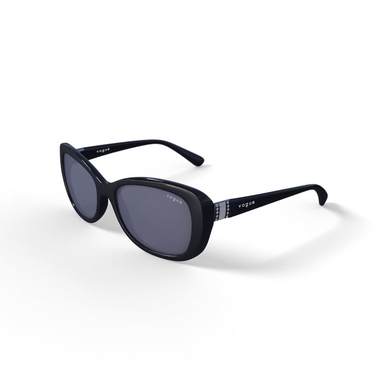 Vogue 55mm VO2943SB Butterfly Sunglasses, Black with Grey  display picture 1