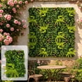 thumbnail image 2 of Artificial Hedge Fence Panel, Faux Greenery Privacy Screen Expandable Leaf Trellis for Balcony Patio Garden Wall Decor, Green, 2 of 6