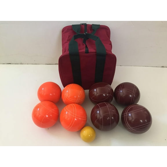 EPCO Tournament Set - 110mm Red and Orange Bocce Balls - No Bag Option [Toy]