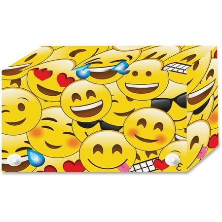 Ashley, ASH90453, Emoji Design Index Card Holder, 5 / Pack, Multi