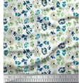 thumbnail image 1 of Soimoi Polyester Crepe Fabric Flower Artistic Print Fabric by Yard 42 Inch Wide, 1 of 3