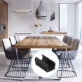 thumbnail image 5 of Uxcell 19mm Rectangle Chair Leg Cover, 40Pcs Plastic Non-Slip Furniture Feet Protectors Tips Covers Black, 5 of 6