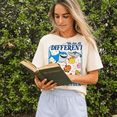 thumbnail image 3 of Godmerch We Are All Different Teacher Shirt for Women Back to School Cute Ocean Classroom Motivational Graphic Tee Gift, 3 of 7