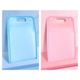 thumbnail image 2 of 2 Pack 13 Pockets Vertical File Folder Large Capacity A4 Size Portable Plastic Document Organizer for School Office Library Pink and Blue, 2 of 2