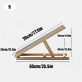 thumbnail image 2 of Pet Ramp Dog Ramp,Wood Folding Portable Pet Ramp for Small to Medium Dogs and Cats,Portable for Beds,4 Step/Tier Up to 200 Lbs Suitable(Upgraded) (Size : Small), 2 of 7