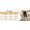 thumbnail image 5 of Womens Loose Drawstring Knee-length Pants Lounge Capri Yoga Joggers Pants with Pockets, 5 of 5