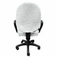 thumbnail image 3 of Winter Office Chair Slipcover, Seasonal Pattern with Ornate Flakes Frost Blizzard Holiday Celebration, Protective Stretch Decorative Fabric Cover, Standard Size, Grey White, by Ambesonne, 3 of 5