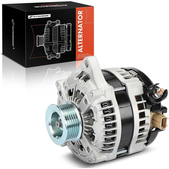 A-Premium Alternator Compatible with Ford F-150 F150 2011-2017 3.5L 3.7L 12V 220A 6-Groove Pulley Clockwise Replace# 1042110070 FL3T10300DA