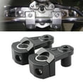 thumbnail image 4 of Elevador de manillar universal para motocicleta, ajustador de 7/8 pulgadas y 1/8 pulgadas negro, 4 of 7
