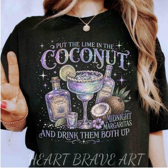Midnight Margaritas Magic Practical, Put The Lime In The Coconut, Margarita Halloween, Spooky Season Witchy Shirt