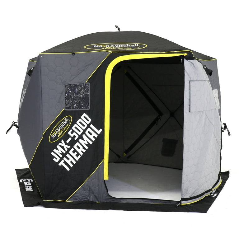 CLAM Jason Mitchell X5000 Portable 6 Person 9' Ice Fishing Thermal