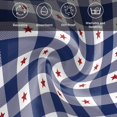 thumbnail image 5 of 4th of July Cloth Napkins, Independence Day Blue White Plaid Red Star Washable and Reusable Dinner Napkins Set of 8, Table Napkin for Kitchen Party Birthday Wedding Hotel Housewarming 20"x20", 5 of 8