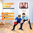 thumbnail image 3 of Juguete De Aro De Baloncesto Para Interiores Para Niños, Aro De Baloncesto Profesional Sobre La Puerta Con Luces Led, Aro Con Marcador Y 4 Bolas, Tablero Antiimpacto, Juguetes De Baloncesto, Regalos P, 3 of 8