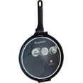 thumbnail image 5 of Helix Non-stick Ceramic Pancake Pan 11in (28 cm) Recycled Aluminum CeraGreen Non-toxic Coating PFAS-Free Stay-cool Handle Pan, Black, 5 of 5