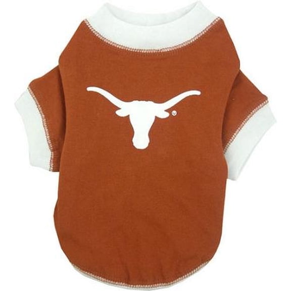 Texas Longhorns Pet Tee Shirt - Medium