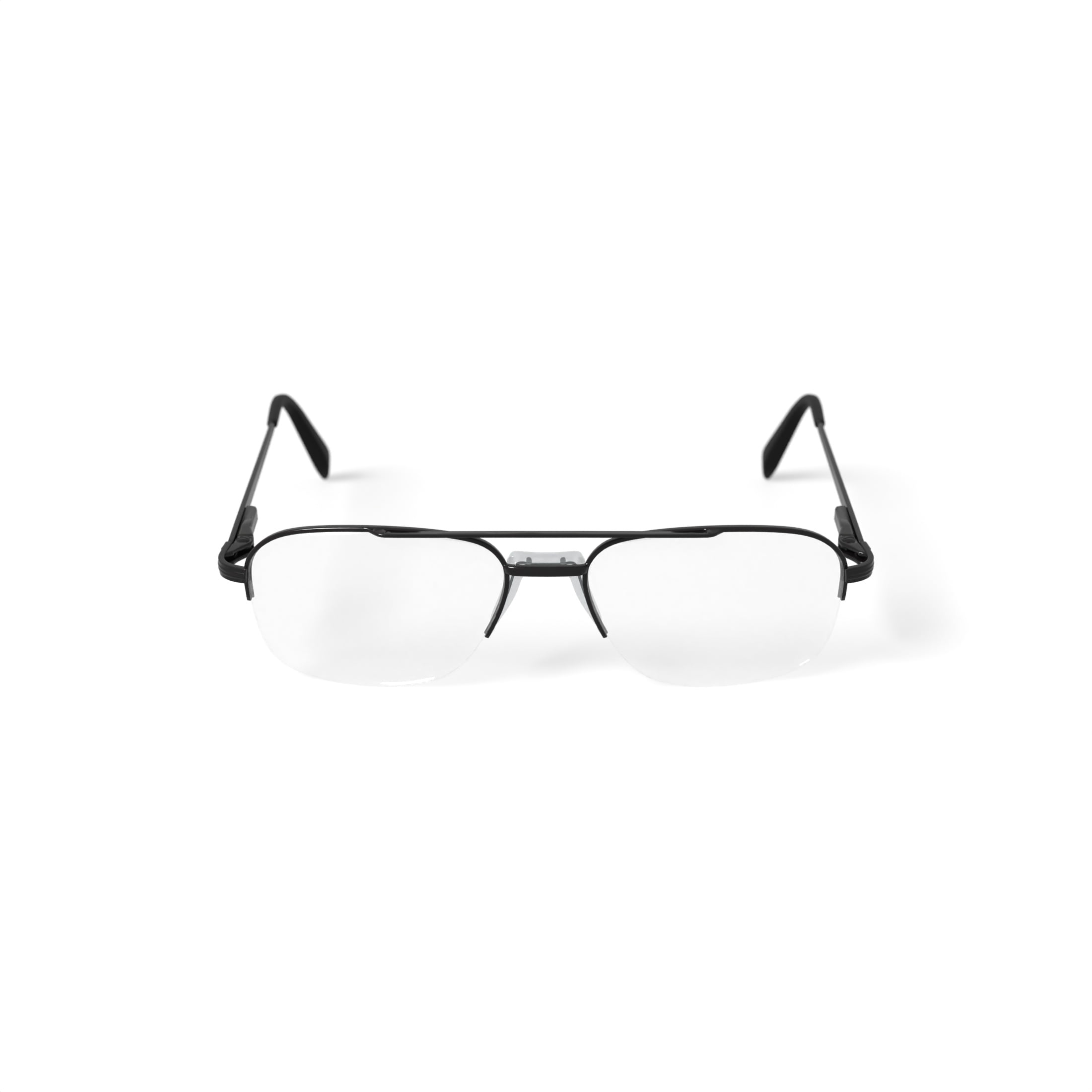 Stetson Men's ST239 Square Prescription Eyeglasses with Case, Gunmetal