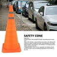 thumbnail image 3 of Cono de seguridad ANGGREK 70 cm reflectante base reforzada plegable para estacionamiento, 3 of 8