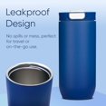 thumbnail image 5 of Insulated Stainless Steel Coffee Tumbler, 16.9 oz, Double-wall Insulated, Leakproof, BPA Free (NAVY), 5 of 6