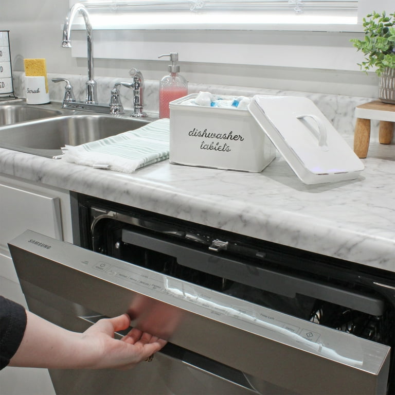 dishwasher pod organization  Dishwasher pods, Dishwasher pods storage,  Under sink dishwasher