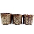 thumbnail image 2 of LOVARE Panettone Molde de papel est&aacute;ndar &ndash; 24 piezas, 9 cm x 9 cm &ndash; Moldes redondos de papel Panettone Panettone Panettone &ndash; Moldes para hornear pa QG group NA, 2 of 9