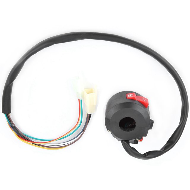 Interruptor de Manillar Izquierdo Para Motocicleta, Interruptor de Luz de Encendido y Apagado para 50CC, 110cc, ATV, Quad