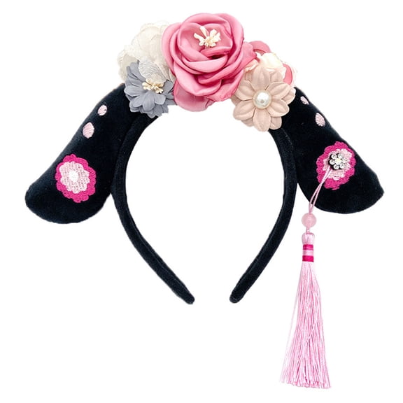 ETHZZLE Decorative Chinese Style Headband Hair Hoop Assorted Colors for Informal Occasions