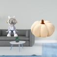 thumbnail image 2 of Escultura de calabaza de nórdico, adorno decorativo para estantería, sofá, cojín, entrada, sala de estar, dormitorio, decoración del hogar, 2 of 8