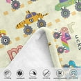 thumbnail image 3 of Monster Trucks Baby Blanket for Boys, Yellow Car Blankets for Toddler Boys Gift, 30x40 Inch Cute Monster Trucks Throw Blanket Baby Boys, Soft Fleece Car Blanket for Boys Kids Baby Shower Birthday, 3 of 6